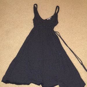 Gap blue and white polka dot dress